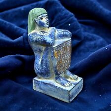 Egyptian Seated Scribe Ancient Antiques Statue Rare Egypt statue Pharaonic BC picture