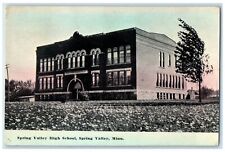 1914 Spring Valley High School Scene Spring Valley Minnesota MN Posted Postcard picture