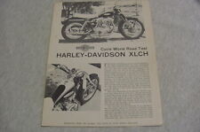 Harley 1963 Sportser XLCH Cycle World Road Test picture