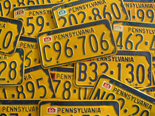Pennsylvania Shape License Plate PA 1965 1966 1967 1968 1969 1970 -Pick Your Tag picture