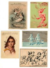 10 Different Victorian Trade Cards 1880's Antique Advertising picture