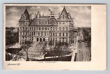 Albany NY-New York, Birds Eye View of The Capital, c1909 Vintage Postcard picture