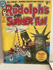RUDOLPH'S SUMMER FUN Red-Nosed Reindeer Jumbo Vacation DC King-Sized Comic Book picture