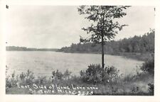 East Side of Long Lake Near Scottville, Michigan MI - c1940s Real Photo RPPC picture