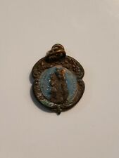 Sainte Anne de Beaupré Medal Religious Antique Pendant  Italy  picture