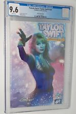 Female Force Taylor Swift #1 CGC 9.6 Greg Horn Trade NEWLY GRADED HTF RARE picture