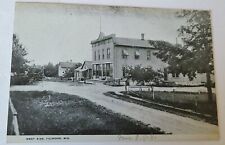 Antique West Side Fillmore Wisconsin lithograph Photo Postcard picture