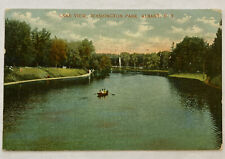 Vintage Postcard, Lake View, Washington Park, Albany, New York, divided back picture