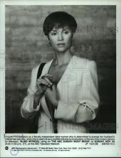 1989 Press Photo Victoria Principal stars in made for TV movie, 