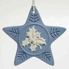 Wedgwood Annual Jasperware Ornament Holly Star - No Box 4058164 picture