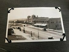 RPPC Parco, Wyoming 1920s Cars Gas Pumps - Meyers Photo Post Card picture