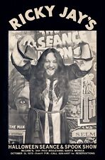 RICKY JAY HALLOWEEN SÉANCE & SPOOK SHOW POSTER REPRINT / Magic Poster Reprint picture