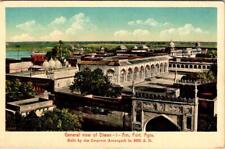 Agra, India  DIWAN-I-AM   Agra Fort~Emperor Aurangzeb  Bird's Eye View  Postcard picture