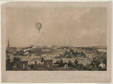 The fancy fair,Prince's Park,Liverpool,August,1849,England,Festival,Balloon,1849 picture