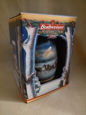 NIB 2000 Budweiser Holiday Stein Christmas Beer Mug from Annual Series w/ COA picture