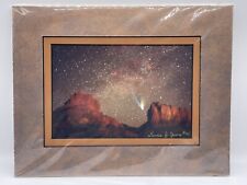 Comet Hale-Bopp Bell Rock & Countbutt Photograph Signed 1997 - 14” x 11” picture