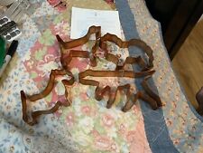 Martha By Mail Collectable Copper Cookie Cutters-Doggies Never Used picture