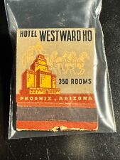 MATCHBOOK - HOTEL WESTWARD HO - PHOENIX, AZ - UNSTRUCK picture