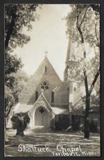 Vintage FARIBAULT MN Shattuck Chapel RPPC REAL PHOTO POSTCARD picture
