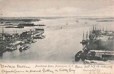 Providence, Rhode Island Postcard Providence River Boats Docks  PM 1906  O6 picture