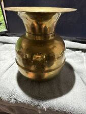 vintage brass spittoon Starr Cut Plug Acme Brass Works picture