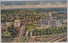 Vintage View From Industrial Trust Building Providence Rhode Island Postcard picture