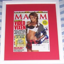 Vanessa Minnillo Lachey autographed signed 2005 sexy Maxim magazine cover framed picture
