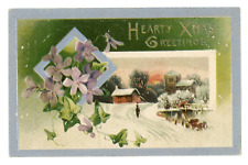 Antique Christmas Postcard c1910 