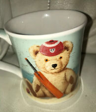 DUNOON NURSERY BEARS STONEWARE CUP MUG SPORTS MADE IN SCOTLAND MARTIN WISCOMBE picture
