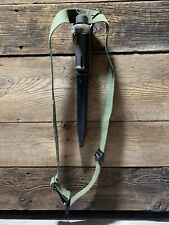 Antique Solingen, Germany FN FAL Type C Bayonet & Scabbard with Military Belt picture
