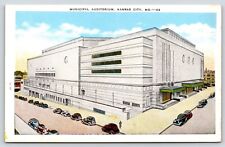 Missouri Kansas City Municipal Auditorium Vintage Postcard picture