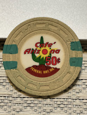(RARE) $.50 CAFE ARIZONA CASINO CHIP POKER CHIP WASHINGTON TRADE TOKEN picture