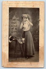 Snohomish WA Postcard I Am Not That Kind Of A Girl Telephone Embossed 1911 picture