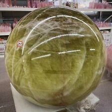 1551LB TOP Natural citrine Quartz ball carved Crystal Sphere reiki Healing picture
