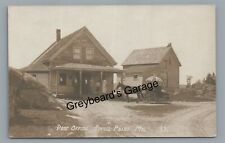 RPPC Post Office in SMALL POINT ME Vintage Real Photo Postcard picture
