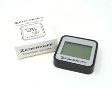 ZEDERKOFF Square Digital Hygrometer Thermometer for Cigar Humidor Silver picture