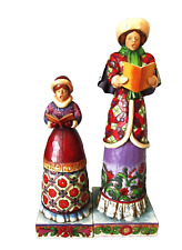 Set Of Two Jim Shore 2006 Christmas Carolers 4005298 And 4005327 picture