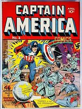 ⭐️Captain America Comics #2,1941 CGC 7.0,Historic Simon&Kirby TimelyCollectina⭐️ picture