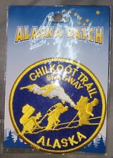 New In Package Embroidered Alaska Souvenir Patch Chilkoot Trail Sagway  picture