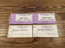 Lot of 4 Barbara Mandrell Concert Tour Ticket Stubs 1994 & 1997 picture