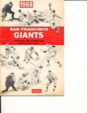 1968 Pittsburgh Pirates San Francisco Giants Program bxprog1 picture