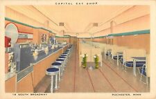 c1950 The Capitol Eat Shop Restaurant, Rochester, Minnesota Postcard picture