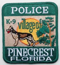Obsolete vintage US USA Florida Pinecrest Police K9 patch picture