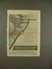 1957 Jaeger-LeCoultre Watch Ad, Time-Honoured Occasion picture