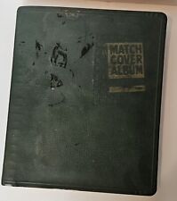 Vintage Match Cover Album with Various Matchbook Covers Over 200 picture