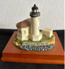 Coquille River Figurine of Lighthouse & Small House in Oregon  picture