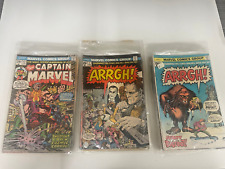 Marvel Lot of 22 comics - ARRGH,  Captain Marvel, Inhumans, Adam Warlock READ picture