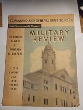 July 1942 Military Review magazine many WWII articles picture