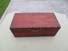 Beautiful Vintage Handmade Cedar Trinket Box  16