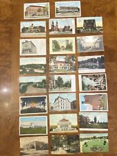 Early 1900s Post Card Lot of 23 inc. RPPC Washington Red Green Franklin Stamps picture